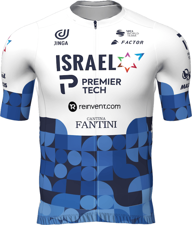 Front of the Israel - Premier Tech team jersey
