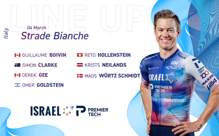Israel Premier Tech lineup for Strade Bianche 2023