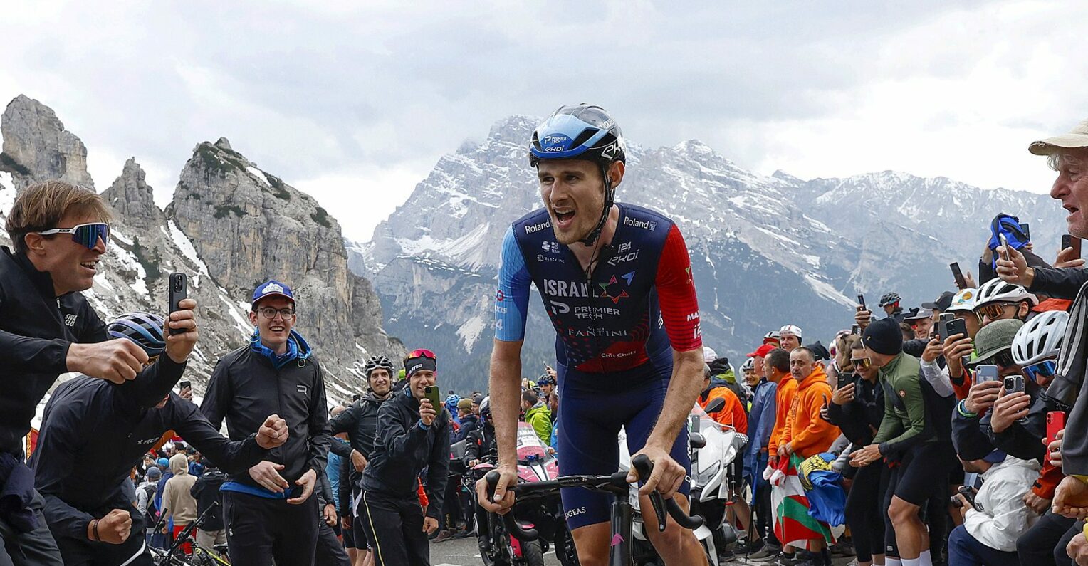 Giro d'Italia 2023 Derek Gee Israel Premier Tech stage 19 second place